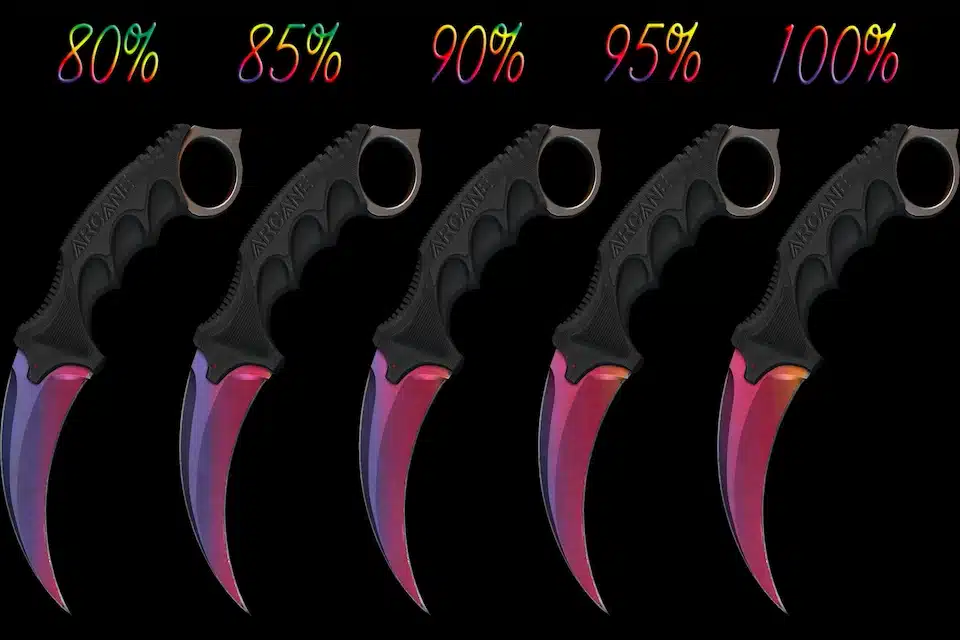 fade karambit