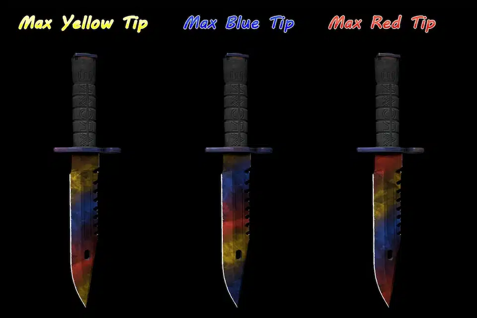 M9 Bayonet Marble Fade Patterns